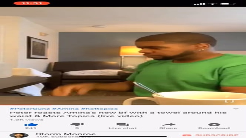 PETER GUNZ & AMINA BUDDAFLY SKIT